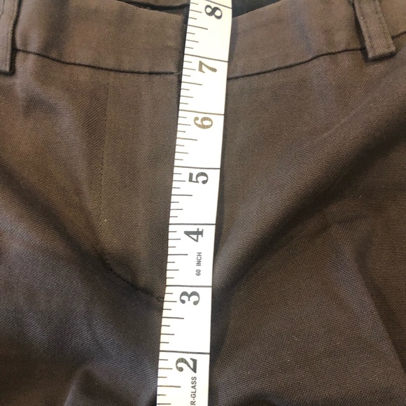 THEORY brown cotton pants - Picture 7 of 9